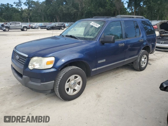 2006 Ford Explorer XLS with VIN 1FMEU62E06UA26181, listed as a Copart auction lot 65353945 with 157,711 mi miles and Salvage title. Bid and sale history available at DreamBid. Image 1.