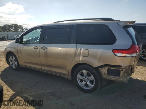 2011 Toyota Sienna LE AAS with VIN 5TDKK3DC6BS086570, listed as a Copart auction lot 54724385 with 157,530 mi miles and Salvage Title. Bid and sale history available at DreamBid. Image 2.