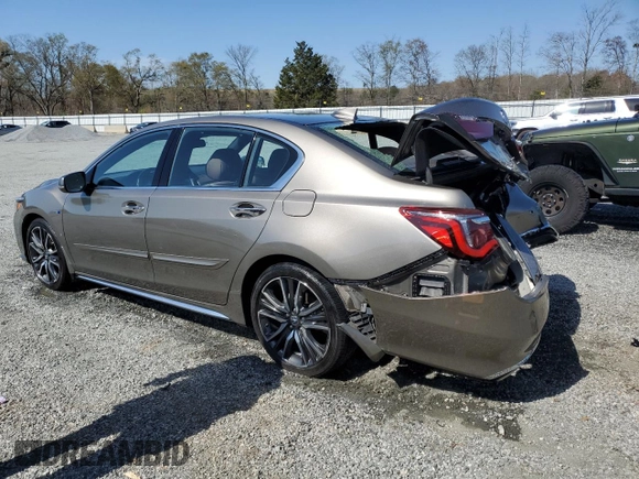 2019 Acura RLX Hybrid Advance Pkg with VIN JH4KC2F98KC000152, listed as a Copart auction lot 50543715 with 55,179 mi miles and Salvage Title. Bid and sale history available at carsss.com. Image 2.