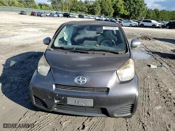 2012 Scion iQ with VIN JTNJJXB0XCJ015980, listed as a Copart auction lot 72237564 with 97,494 mi miles and Salvage Title. Bid and sale history available at carsss.com. Image 10.
