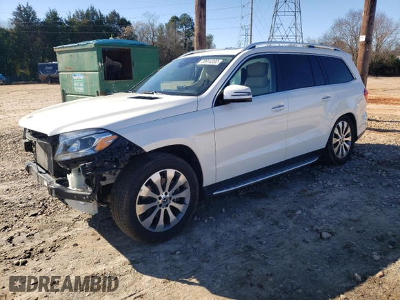 2018 Mercedes-Benz GLS with VIN 4JGDF6EE4JB156874, listed as a Copart auction lot 38914333 with 40,922 mi miles. Bid and sale history available at carsss.com. Image 1.