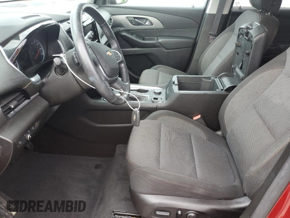 2021 Chevrolet Traverse LT Cloth with VIN 1GNERGKW0MJ189634, listed as a Copart auction lot 58873255 with Not provided miles and Non repairable. Bid and sale history available at DreamBid. Image 7.