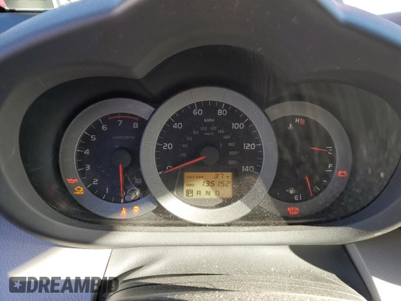 2008 Toyota RAV4 with VIN JTMBD33V686083691, listed as a Copart auction lot 89367885 with 135,152 mi miles and Salvage Title. Bid and sale history available at carsss.com. Image 9.