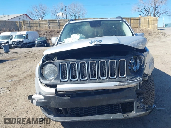 2017 Jeep Renegade Altitude with VIN ZACCJABBXHPF51072, listed as a IAAI auction lot 41877083 with 88,246 mi miles and . Bid and sale history available at DreamBid. Image 6.
