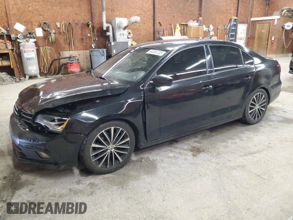 2015 Volkswagen Jetta SE with VIN 3VWD17AJ7FM213318, listed as a Copart auction lot 64006705 with 116,741 mi miles and Salvage title. Bid and sale history available at DreamBid. Image 1.
