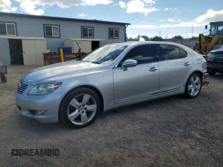 2011 Lexus LS 460 L with VIN JTHGL1EF0B5042987, listed as a Copart auction lot 66710494 with 44,555 mi miles and Salvage Title. Bid and sale history available at DreamBid. Image 1.