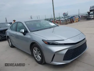 2025 Toyota Camry LE with VIN 4T1DAACK5SU000942, listed as a IAAI auction lot 42144009 with 23,505 mi miles and . Bid and sale history available at DreamBid. Image 13.