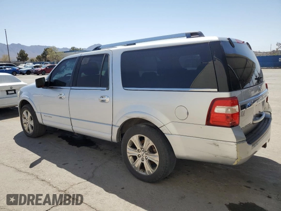 2015 Ford Expedition Max Platinum with VIN 1FMJK1MT6FEF33616, listed as a Copart auction lot 52948605 with 215,580 mi miles and Clean title. Bid and sale history available at DreamBid. Image 2.