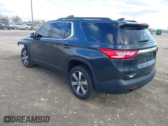 2021 Chevrolet Traverse LT z VIN 1GNERHKW7MJ212137, wystawiony jako IAAI lot #41420829 z przebiegiem 100 371 mil mil oraz . Historia ofert i sprzedaży dostępna na DreamBid. Obrazek 3.