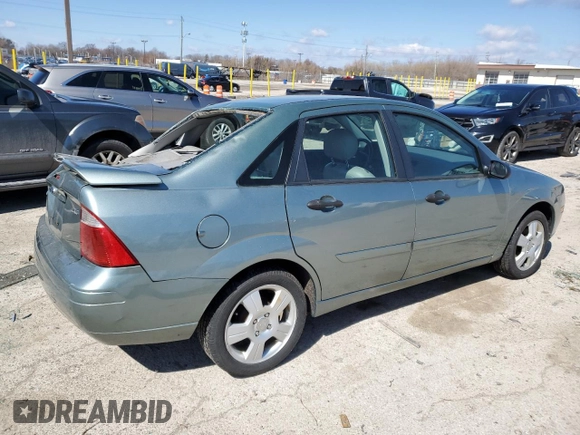 2005 Ford Focus S with VIN 1FAHP34N75W180609, listed as a Copart auction lot 50186265 with 98,337 mi miles and Salvage Title. Bid and sale history available at carsss.com. Image 3.