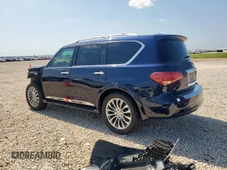 2015 Infiniti QX80 z VIN JN8AZ2NE5F9087834, wystawiony jako Copart lot #60919505 z przebiegiem 42 526 mil mil oraz Szkoda całkowita • Salvage title. Historia ofert i sprzedaży dostępna na DreamBid. Obrazek 2.