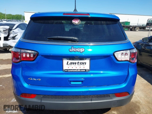 2023 Jeep Compass Sport with VIN 3C4NJDAN4PT557091, listed as a IAAI auction lot 42322265 with 8,742 mi miles and . Bid and sale history available at DreamBid. Image 16.