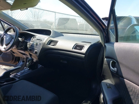 2015 Honda Civic Sedan LX with VIN 19XFB2F52FE004487, listed as a IAAI auction lot 41900671 with 125,497 mi miles. Bid and sale history available at carsss.com. Image 5.