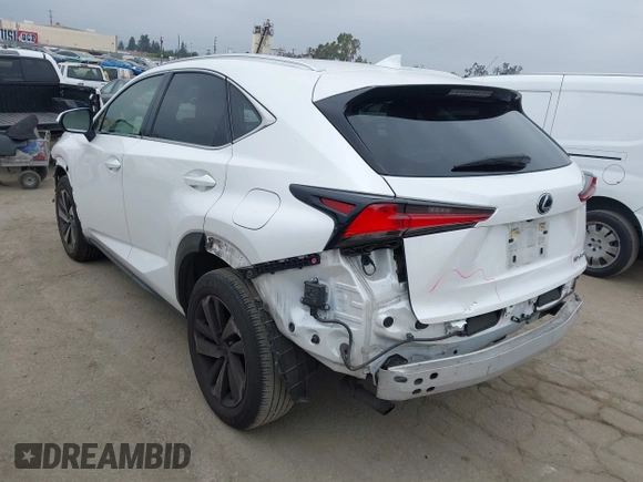 2020 Lexus NX 300 with VIN JTJGARBZXL5018747, listed as a IAAI auction lot 42416851 with 54,865 mi miles and . Bid and sale history available at DreamBid. Image 3.