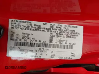 2015 Ford Focus SE с VIN 1FADP3F29FL384655, выставлен на аукционе IAAI как лот 42561046 с пробегом 128 728 миль миль и . История ставок и продаж доступна на DreamBid. Изображение 9.