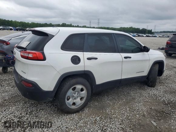 2016 Jeep Cherokee Sport with VIN 1C4PJLAB3GW230202, listed as a Copart auction lot 55849105 with 89,341 mi miles and Salvage title. Bid and sale history available at DreamBid. Image 3.