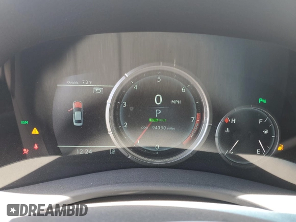 2016 Lexus GS 350 with VIN JTHBZ1BL4GA007242, listed as a Copart auction lot 58999395 with 94,390 mi miles and Salvage title. Bid and sale history available at DreamBid. Image 9.