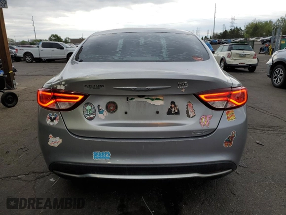 2015 Chrysler 200 Limited with VIN 1C3CCCAB6FN748483, listed as a Copart auction lot 56066135 with 142,359 mi miles and Salvage title. Bid and sale history available at DreamBid. Image 6.