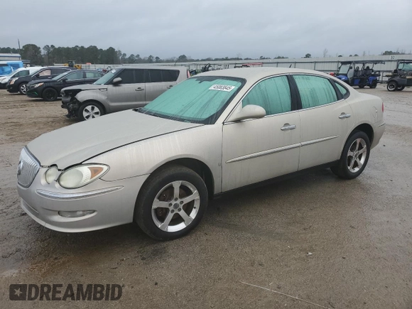 2009 Buick LaCrosse CX with VIN 2G4WC582691264440, listed as a Copart auction lot 45083845 with 134,059 mi miles and Salvage Title. Bid and sale history available at carsss.com. Image 1.