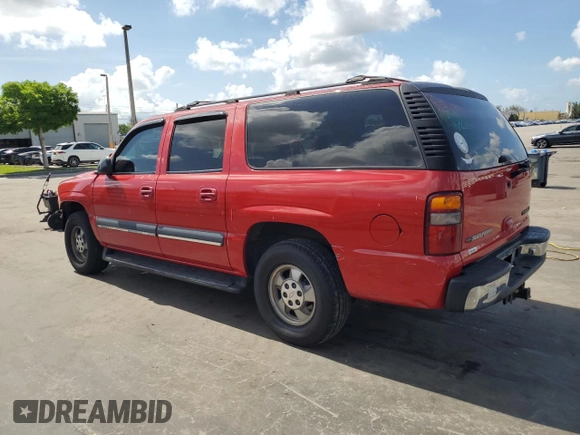 2002 Chevrolet Suburban LS with VIN 3GNEC16Z62G333723, listed as a Copart auction lot 59949255 with 151,548 mi miles and Salvage title. Bid and sale history available at DreamBid. Image 2.