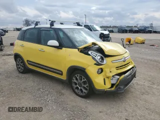 2014 FIAT 500L Trekking with VIN ZFBCFADH3EZ004146, listed as a Copart auction lot 86644234 with Not Provided miles and Salvage Title. Bid and sale history available at DreamBid. Image 4.