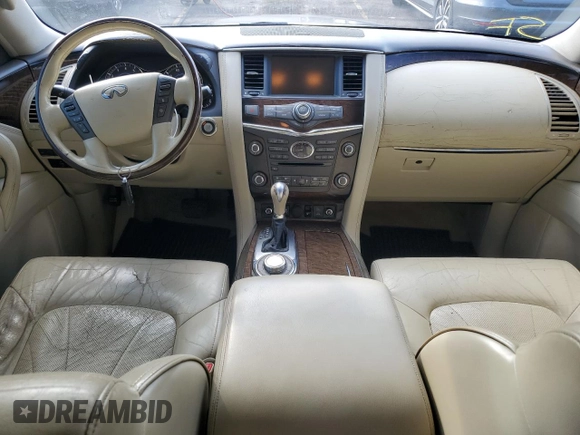 2011 Infiniti QX56 7-passenger with VIN JN8AZ2NE2B9000336, listed as a Copart auction lot 78313144 with 188,676 mi miles and Salvage Title. Bid and sale history available at carsss.com. Image 8.