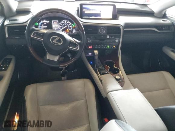 2018 Lexus RX with VIN JTJDGKCA5J2001645, listed as a Copart auction lot 43565565 with 72,617 mi miles and Salvage Title. Bid and sale history available at carsss.com. Image 8.