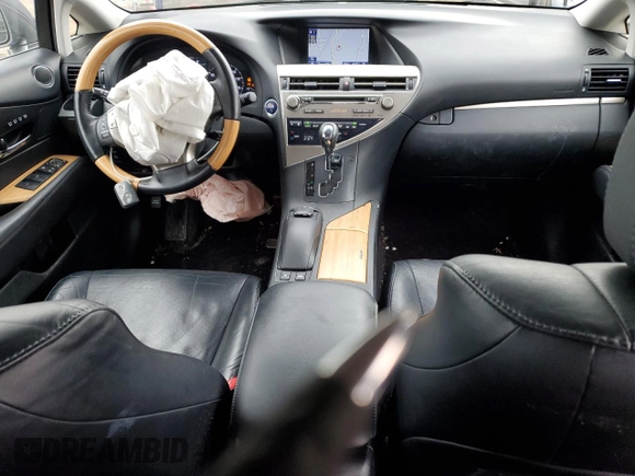 2014 Lexus RX 450h with VIN JTJBC1BA5E2069111, listed as a Copart auction lot 47859465 with 116,544 mi miles and Salvage title. Bid and sale history available at DreamBid. Image 8.