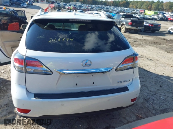 2015 Lexus RX 350 with VIN 2T2ZK1BA4FC167243, listed as a IAAI auction lot 40919573 with 182,009 mi miles and . Bid and sale history available at carsss.com. Image 16.