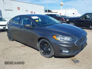 2020 Ford Fusion SE with VIN 3FA6P0HD0LR147782, listed as a IAAI auction lot 41801234 with 46,471 mi miles. Bid and sale history available at carsss.com. Image 1.