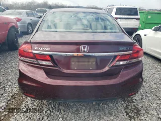 2015 Honda Civic Sedan EX-L with VIN 19XFB2F90FE034994, listed as a Copart auction lot 45046705 with 6,721 mi miles and Salvage Title. Bid and sale history available at carsss.com. Image 6.