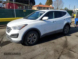2016 Hyundai Santa Fe z VIN 5XYZTDLB4GG357513, wystawiony jako Copart lot #54502375 z przebiegiem 76 097 mil mil oraz Szkoda całkowita • Salvage title. Historia ofert i sprzedaży dostępna na DreamBid. Obrazek 1.