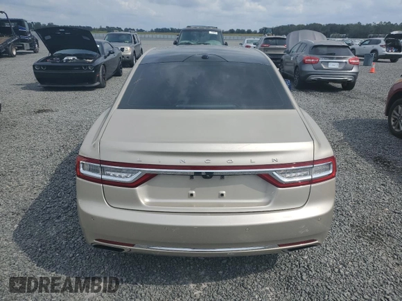 2017 Lincoln Continental Reserve with VIN 1LN6L9RP4H5608197, listed as a Copart auction lot 78351454 with 45,765 mi miles and Non Repairable. Bid and sale history available at carsss.com. Image 6.