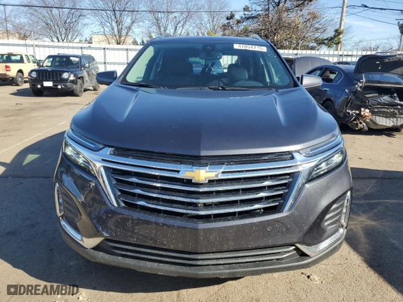 2022 Chevrolet Equinox Premier with VIN 2GNAXNEV8N6148923, listed as a Copart auction lot 47054715 with 31,136 mi miles and Salvage Title. Bid and sale history available at carsss.com. Image 5.