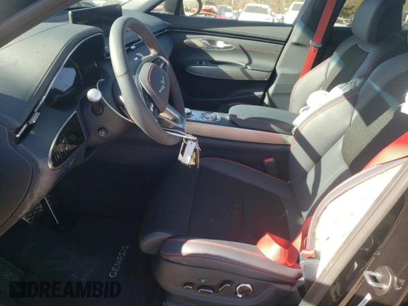 2025 Genesis GV70 2.5T with VIN 5NMMADTB0SH031688, listed as a Copart auction lot 89095825 with 535 mi miles and Salvage title. Bid and sale history available at DreamBid. Image 7.