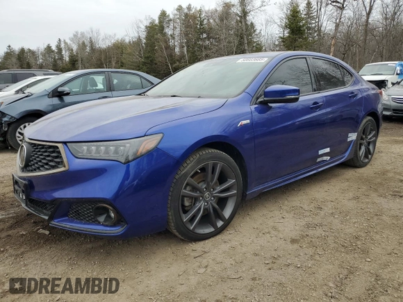 2019 Acura TLX w/A-Spec Pkg with VIN 19UUB3F65KA800333, listed as a Copart auction lot 50603685 with 76,762 mi miles and Clean title. Bid and sale history available at DreamBid. Image 1.