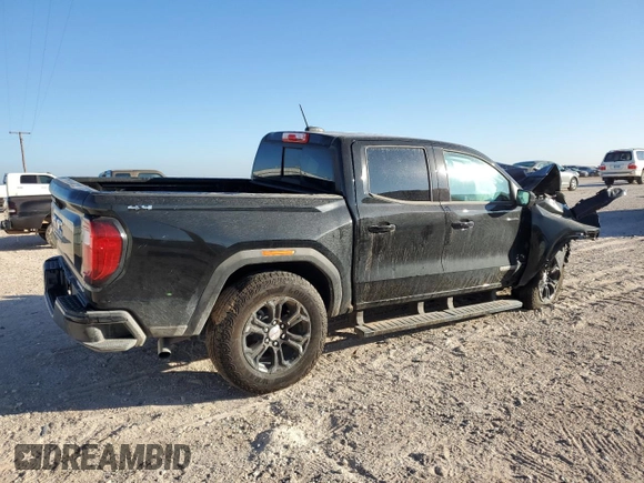 2023 GMC Canyon 4WD Elevation with VIN 1GTP6BEK4P1194765, listed as a Copart auction lot 71030833 with 0 mi miles and Salvage Title. Bid and sale history available at carsss.com. Image 3.