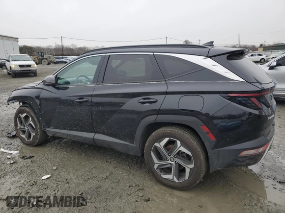 2022 Hyundai Tucson Limited with VIN 5NMJECAEXNH100969, listed as a Copart auction lot 44504275 with 24,479 mi miles and Salvage Title. Bid and sale history available at carsss.com. Image 2.