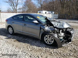 2018 Hyundai Elantra SE with VIN KMHD74LF1JU623329, listed as a Copart auction lot 50525305 with 59,882 mi miles and Salvage Title. Bid and sale history available at carsss.com. Image 4.
