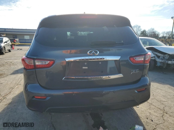 2013 Infiniti JX35 with VIN 5N1AL0MM5DC337062, listed as a Copart auction lot 86436664 with 102,930 mi miles and Salvage Title. Bid and sale history available at carsss.com. Image 6.