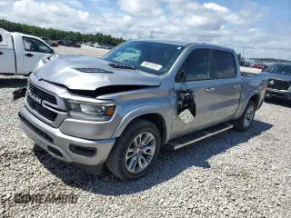 2022 Ram 1500 Laramie with VIN 1C6SRFJT0NN236904, listed as a Copart auction lot 60843265 with 98,605 mi miles and Salvage title. Bid and sale history available at DreamBid. Image 1.