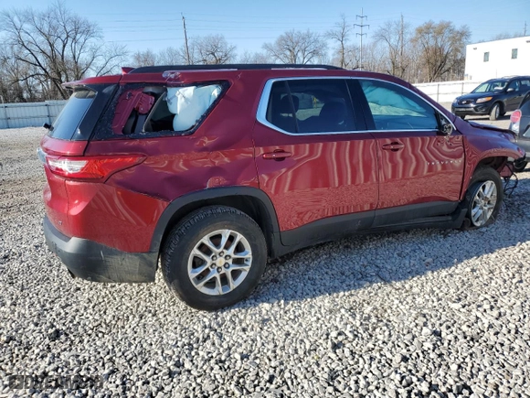 2019 Chevrolet Traverse LT Cloth with VIN 1GNEVGKW1KJ172298, listed as a Copart auction lot 50534965 with 144,324 mi miles and Clean Title. Bid and sale history available at carsss.com. Image 3.
