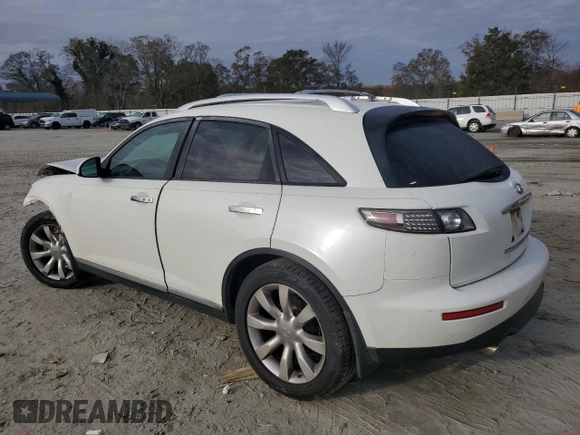 2008 Infiniti FX z VIN JNRAS08U18X100309, wystawiony jako Copart lot #82157174 z przebiegiem 165 983 mil mil oraz Szkoda całkowita • Salvage title. Historia ofert i sprzedaży dostępna na DreamBid. Obrazek 2.
