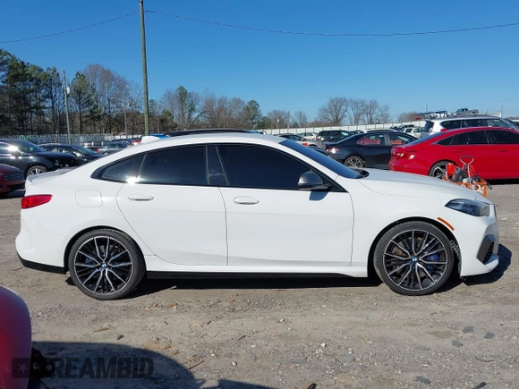 2021 BMW 2 Series M235i xDrive with VIN WBA13AL06M7G61056, listed as a IAAI auction lot 41140205 with 49,413 mi miles and . Bid and sale history available at DreamBid. Image 13.