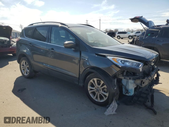 2018 Ford Escape SEL with VIN 1FMCU9HD7JUD59560, listed as a Copart auction lot 46841965 with 70,664 mi miles and Salvage Title. Bid and sale history available at carsss.com. Image 4.