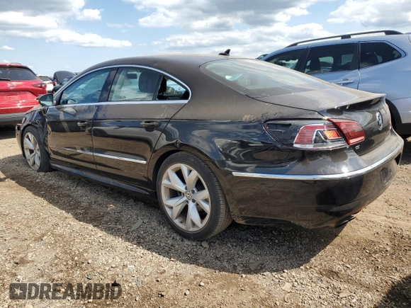 2014 Volkswagen CC R-Line with VIN WVWBN7AN8EE530773, listed as a Copart auction lot 63283844 with 117,187 mi miles and Salvage Title. Bid and sale history available at carsss.com. Image 2.