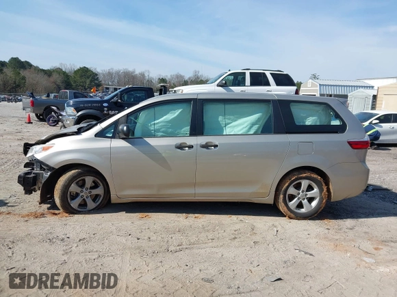 2015 Toyota Sienna L with VIN 5TDZK3DC4FS669496, listed as a IAAI auction lot 41691430 with 119,427 mi miles and . Bid and sale history available at DreamBid. Image 15.