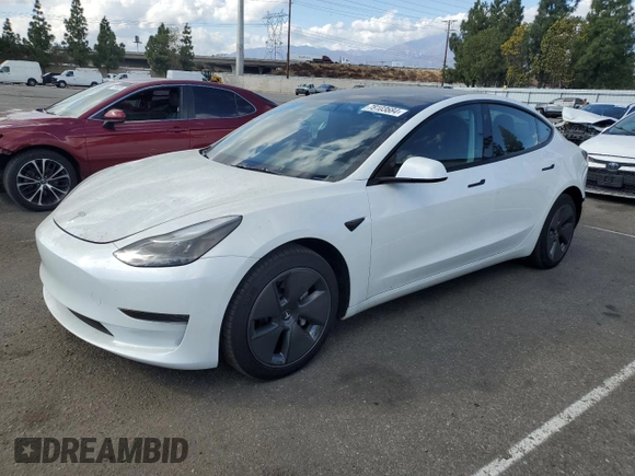 2023 Tesla Model 3 z VIN 5YJ3E1EA1PF598293, wystawiony jako Copart lot #78103684 z przebiegiem 18 805 mil mil oraz Szkoda całkowita • Salvage title. Historia ofert i sprzedaży dostępna na DreamBid. Obrazek 1.