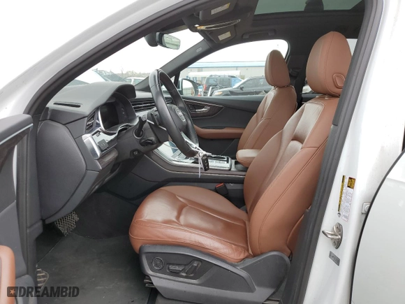 2021 Audi Q7 Premium with VIN WA1AXAF72MD022343, listed as a Copart auction lot 50434834 with 96,076 mi miles. Bid and sale history available at carsss.com. Image 7.
