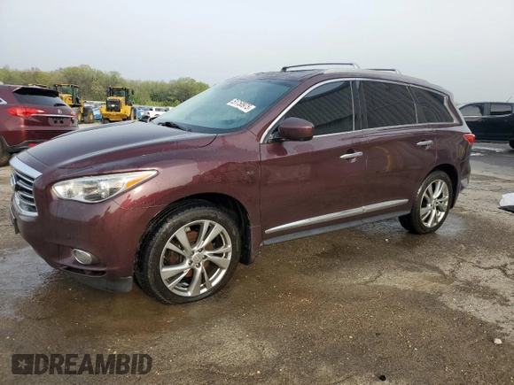 2015 Infiniti QX60 with VIN 5N1AL0MM9FC536909, listed as a Copart auction lot 51750975 with 205,955 mi miles and Salvage Title. Bid and sale history available at DreamBid. Image 1.